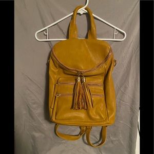 Yellow backpack